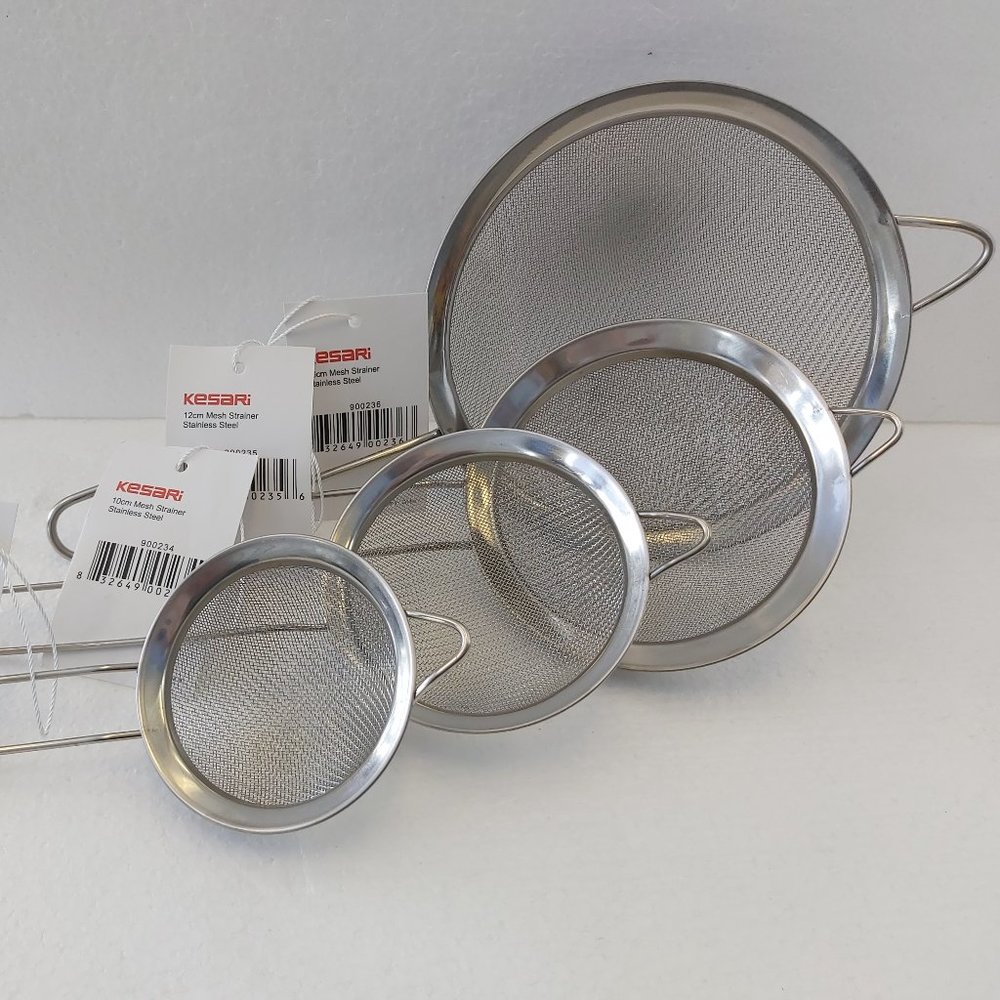 4 Piece Strainer Set Stainless Steel